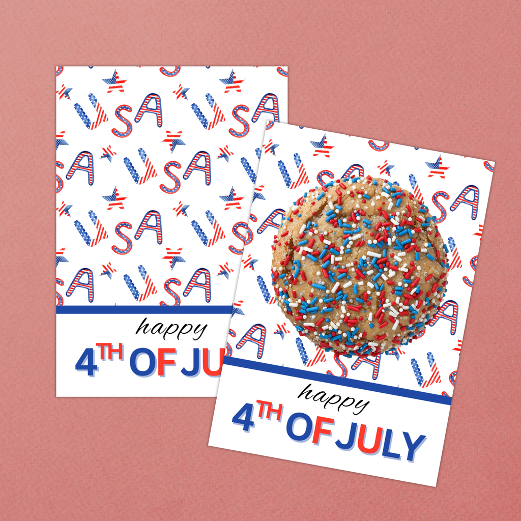 4th of July Cookie Card