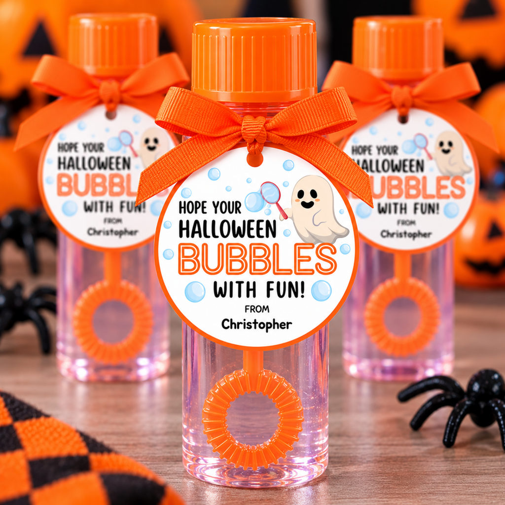 Halloween Bubbles Tag