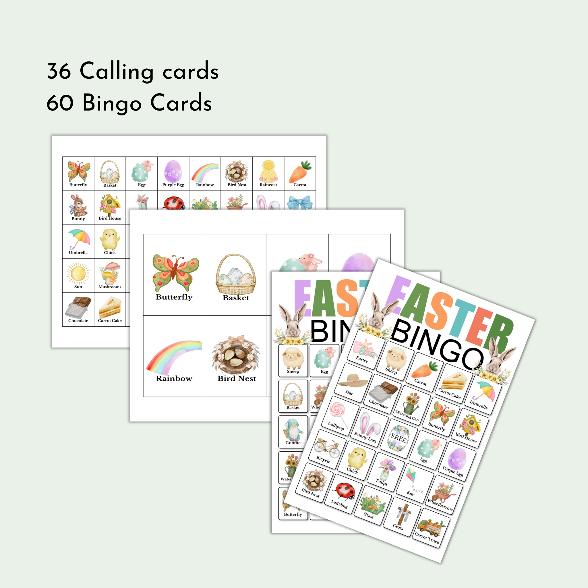 Easter Bingo Game
