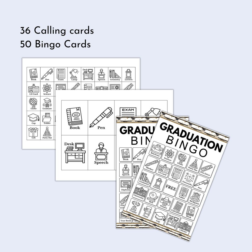 Graduation Bingo Game