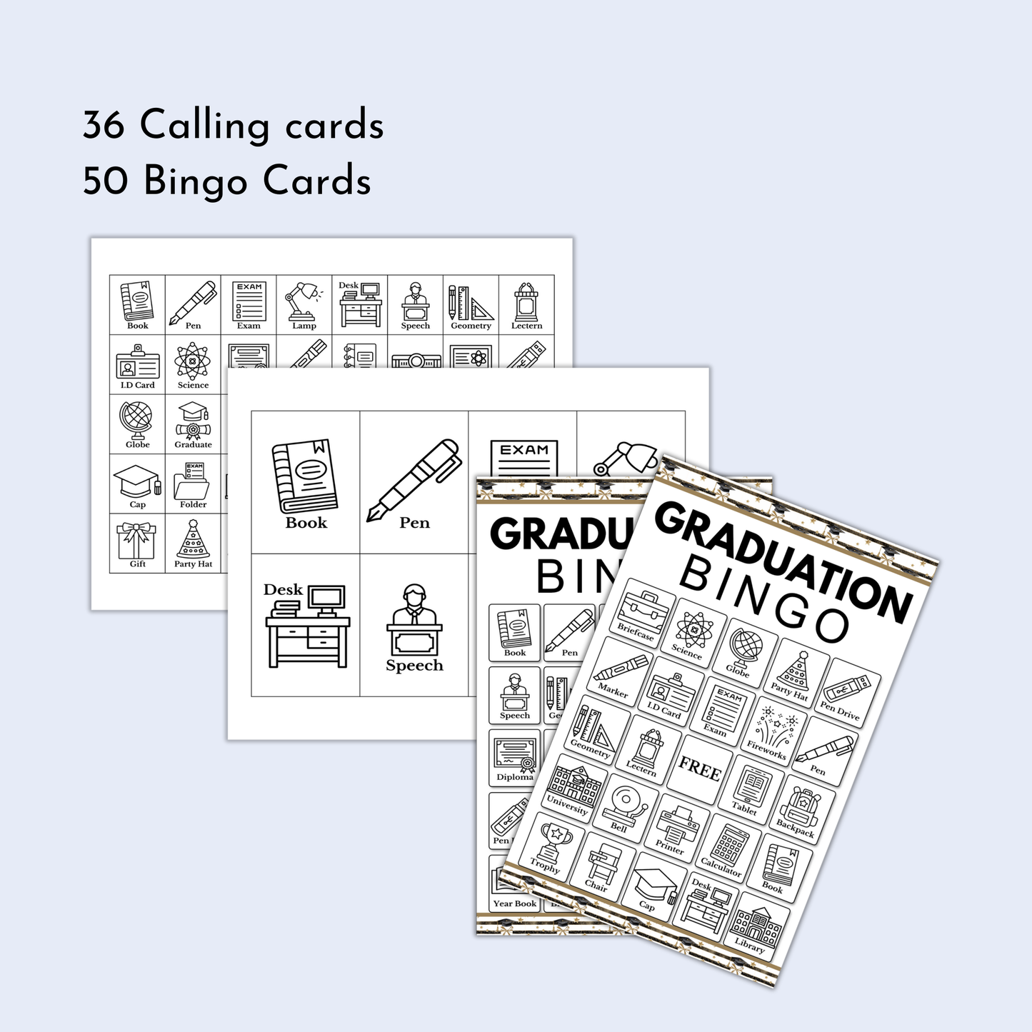 Graduation Bingo Game