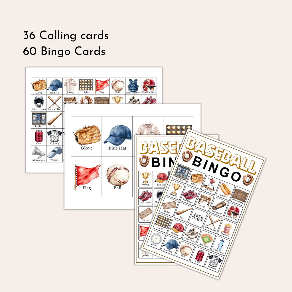 Baseball Bingo Game