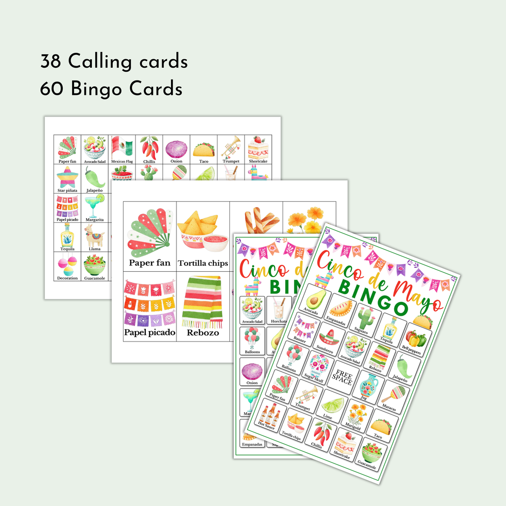 Cinco de Mayo Bingo Game