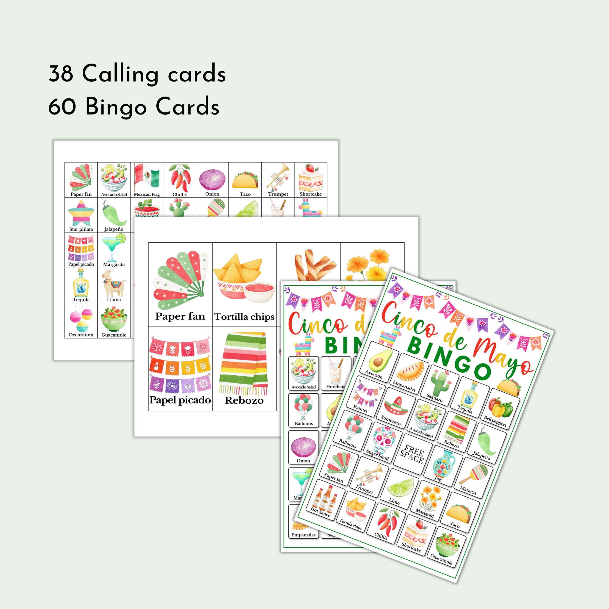 Cinco de Mayo Bingo Game