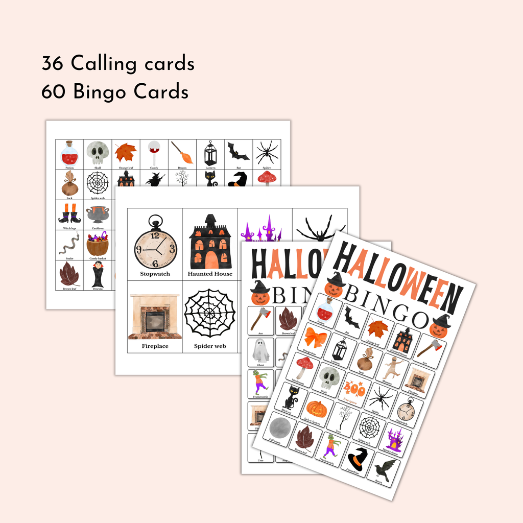 Halloween Bingo Game