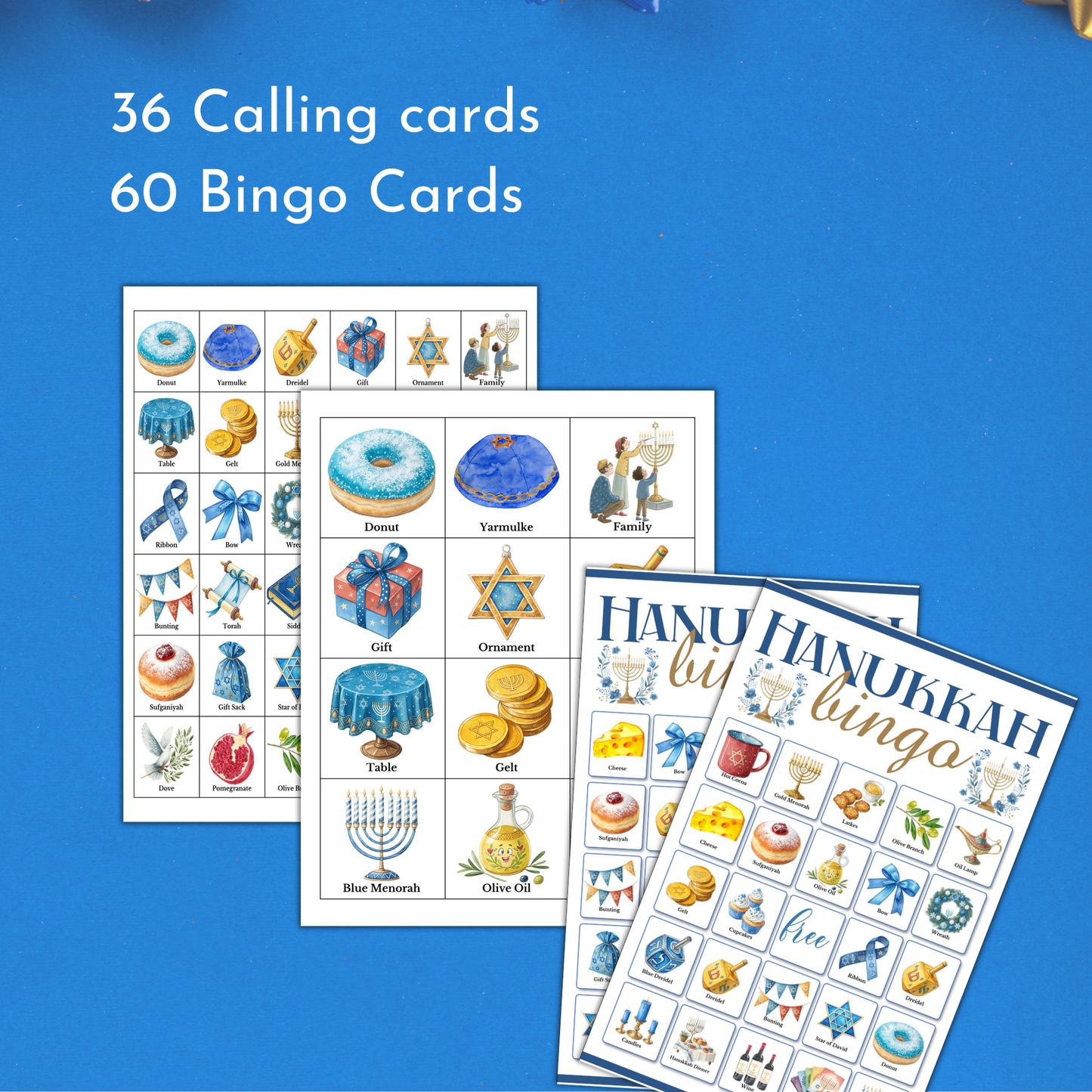 Hanukkah Bingo Game