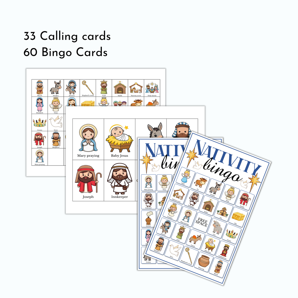 Nativity Bingo Game