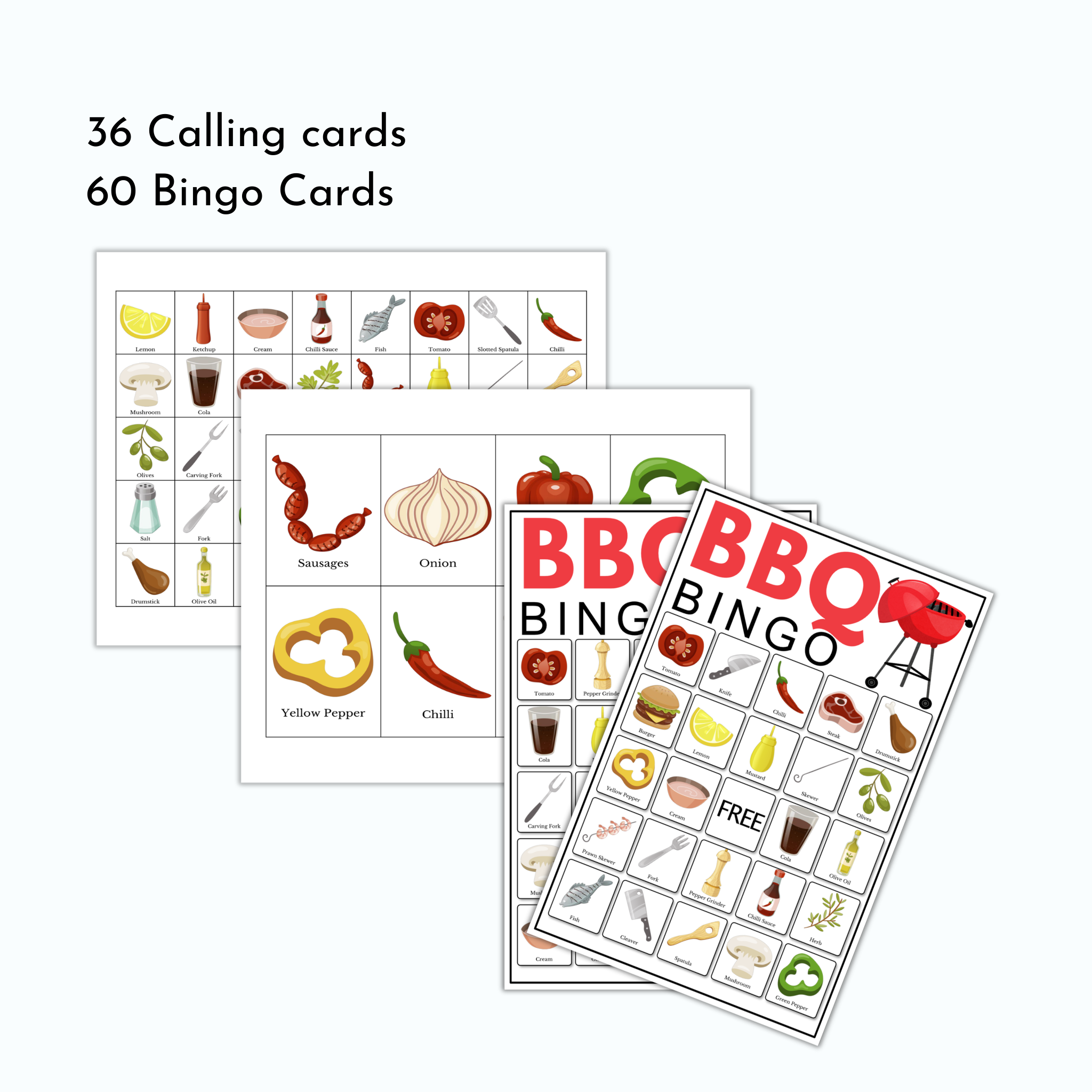BBQ Bingo Game