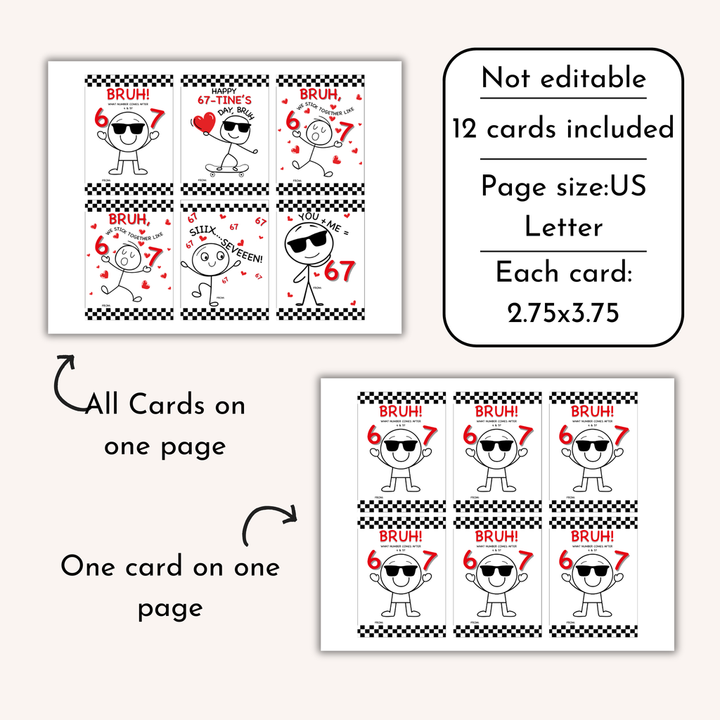 67 Valentine's Card
