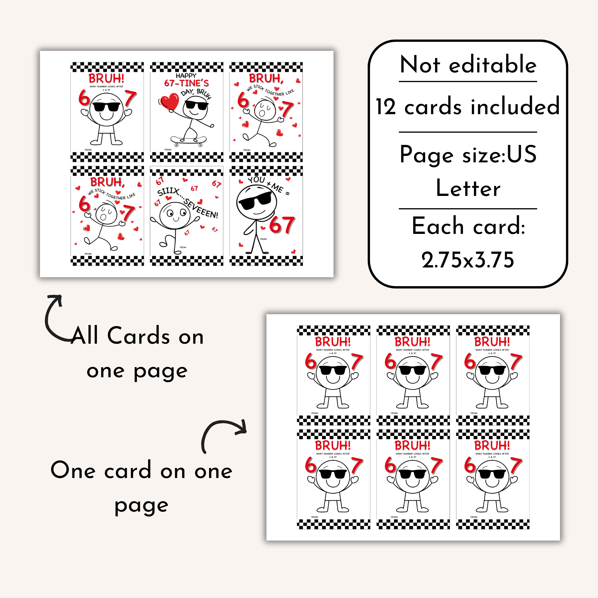 67 Valentine's Card