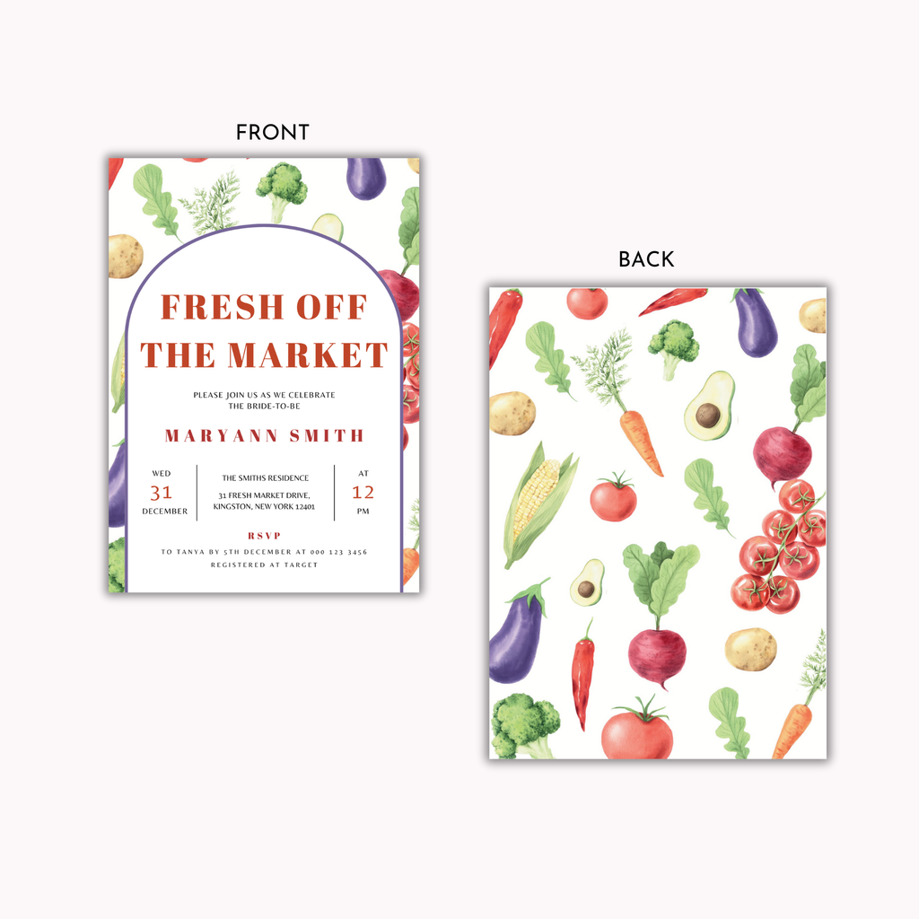Fresh Off The Market Invitation Bundle