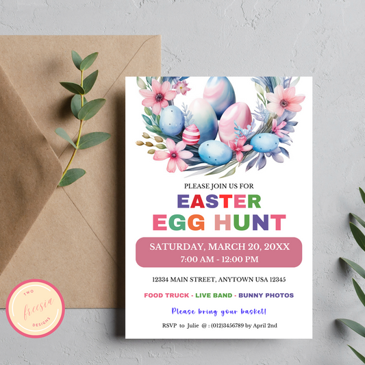 Easter Egg Hunt Invitation