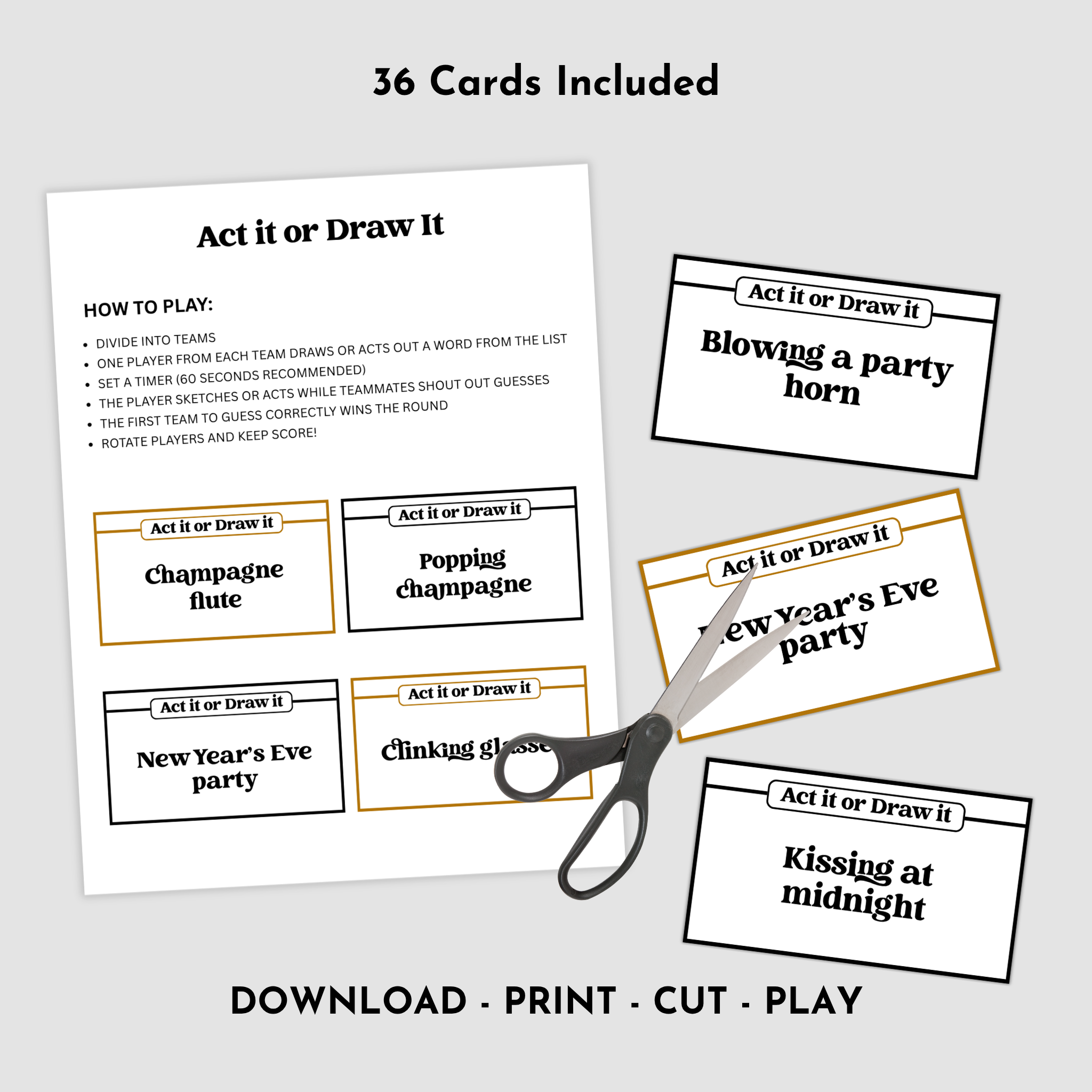 New Year's Act It or Draw It