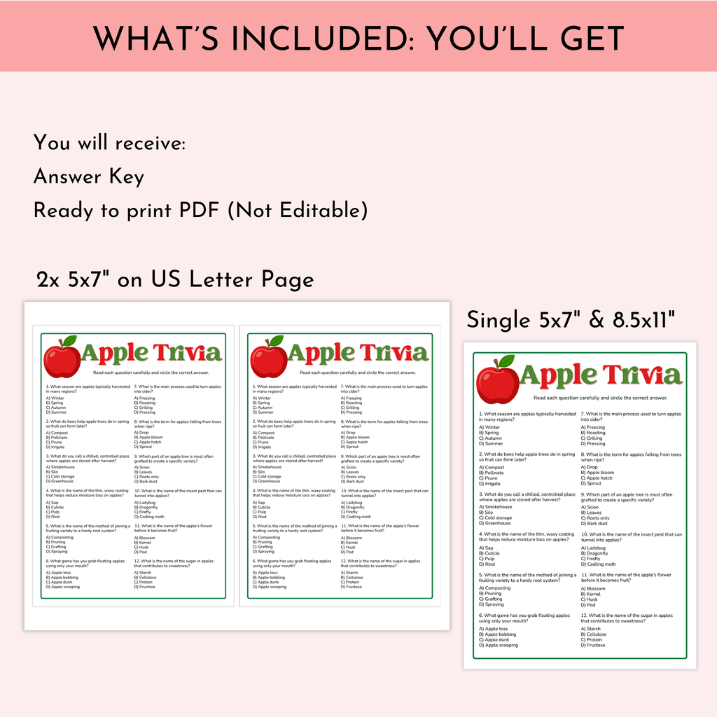 Apple Trivia Game