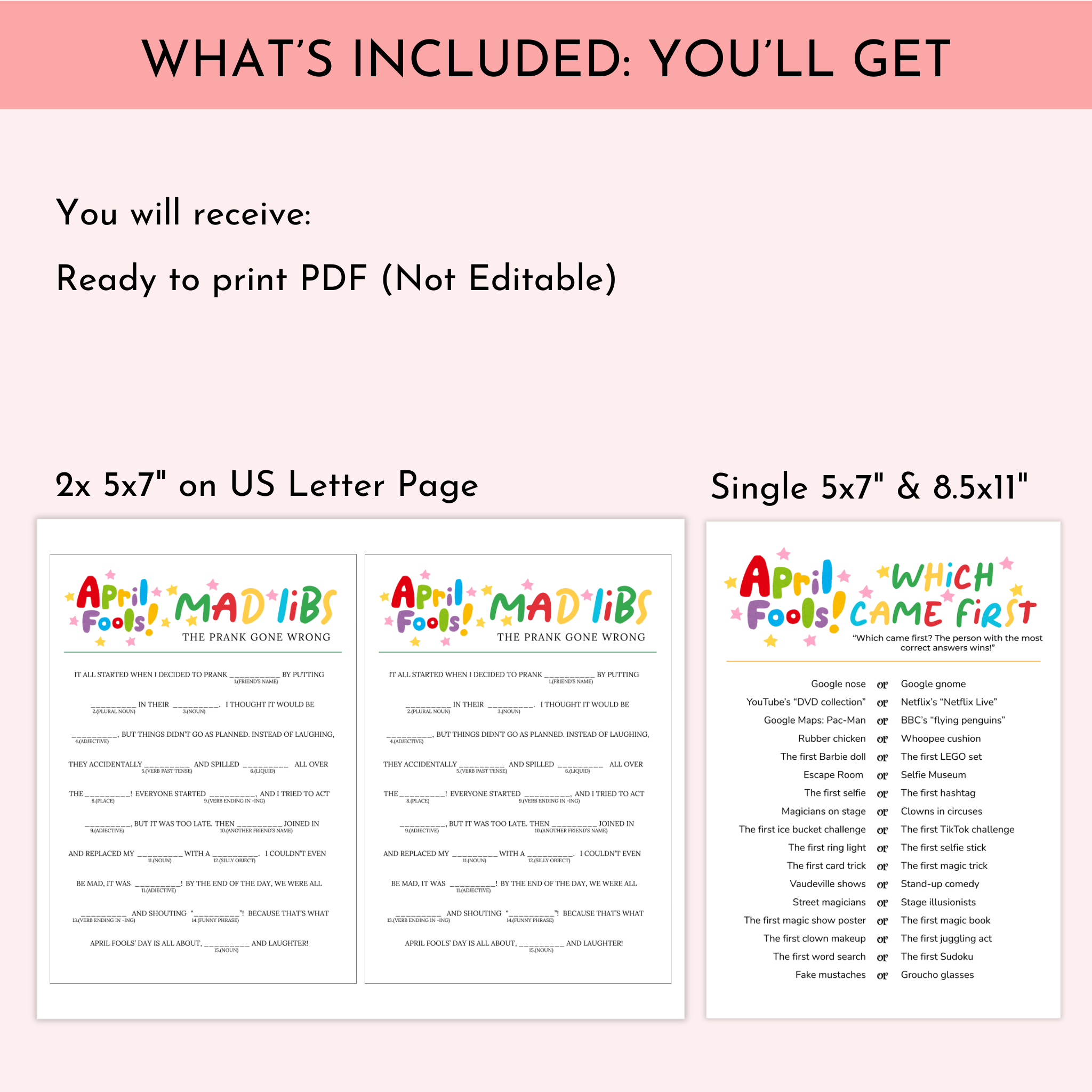 April Fools Day Game Bundle