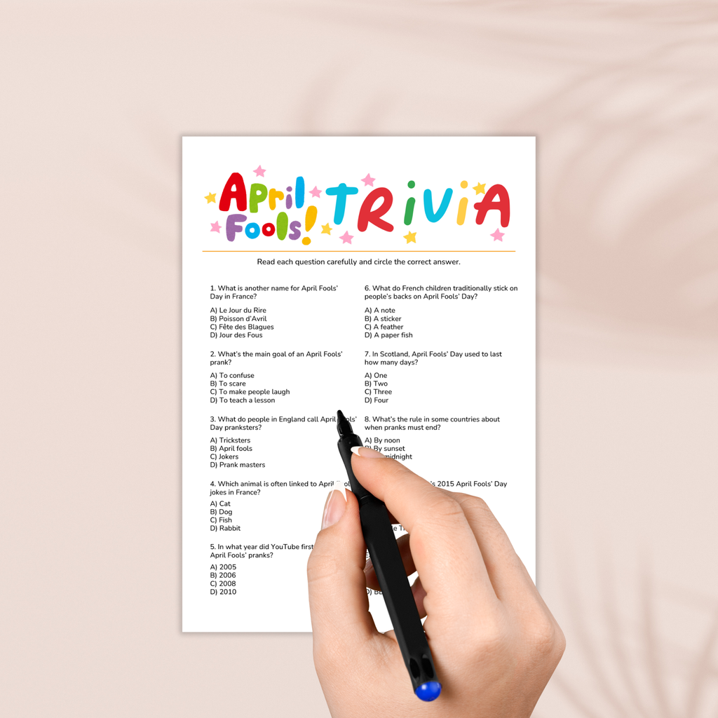 April Fools Trivia Game