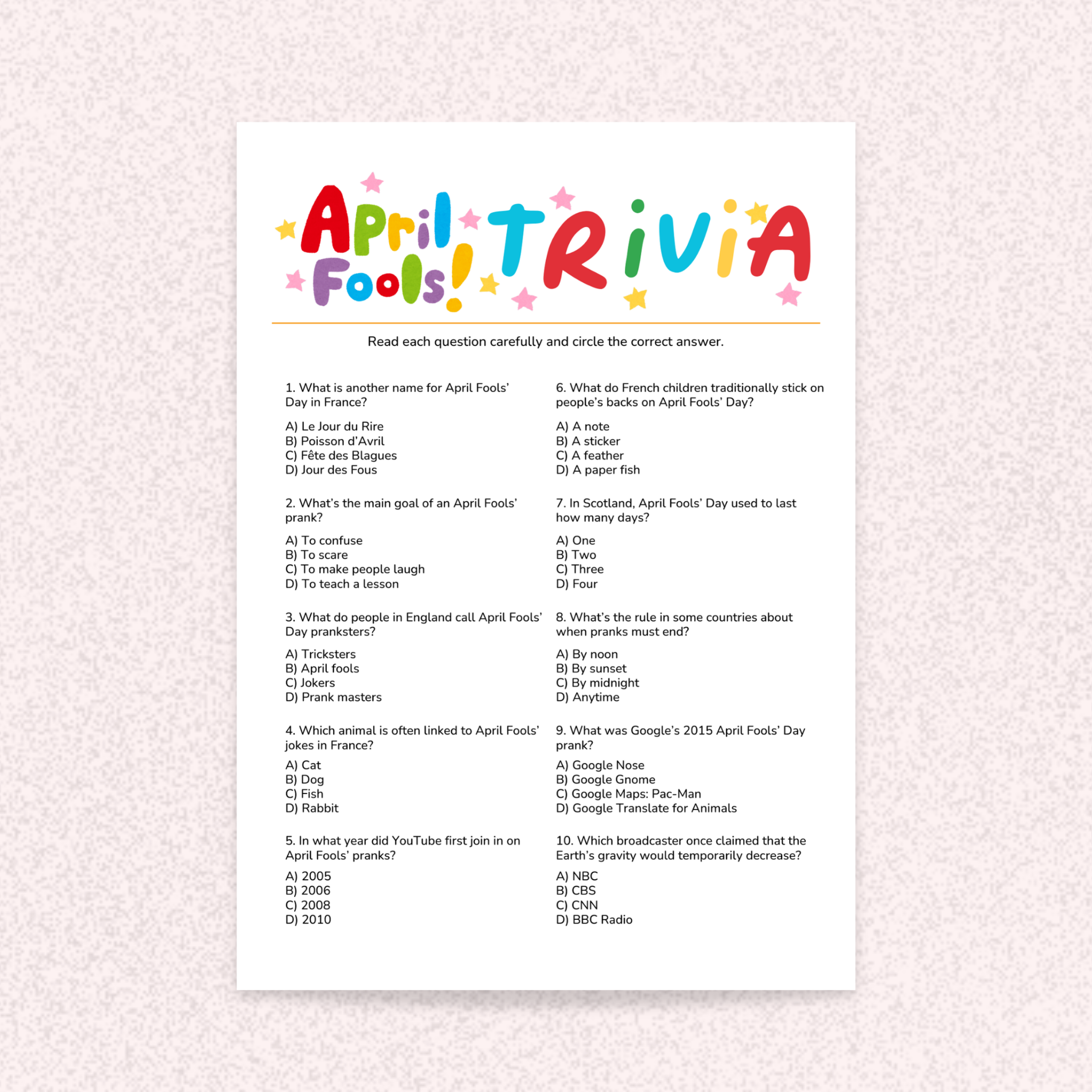 April Fools Day Game Bundle