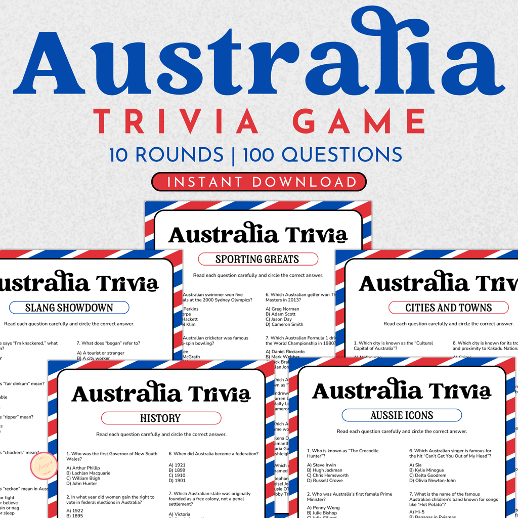 Australia Trivia Game