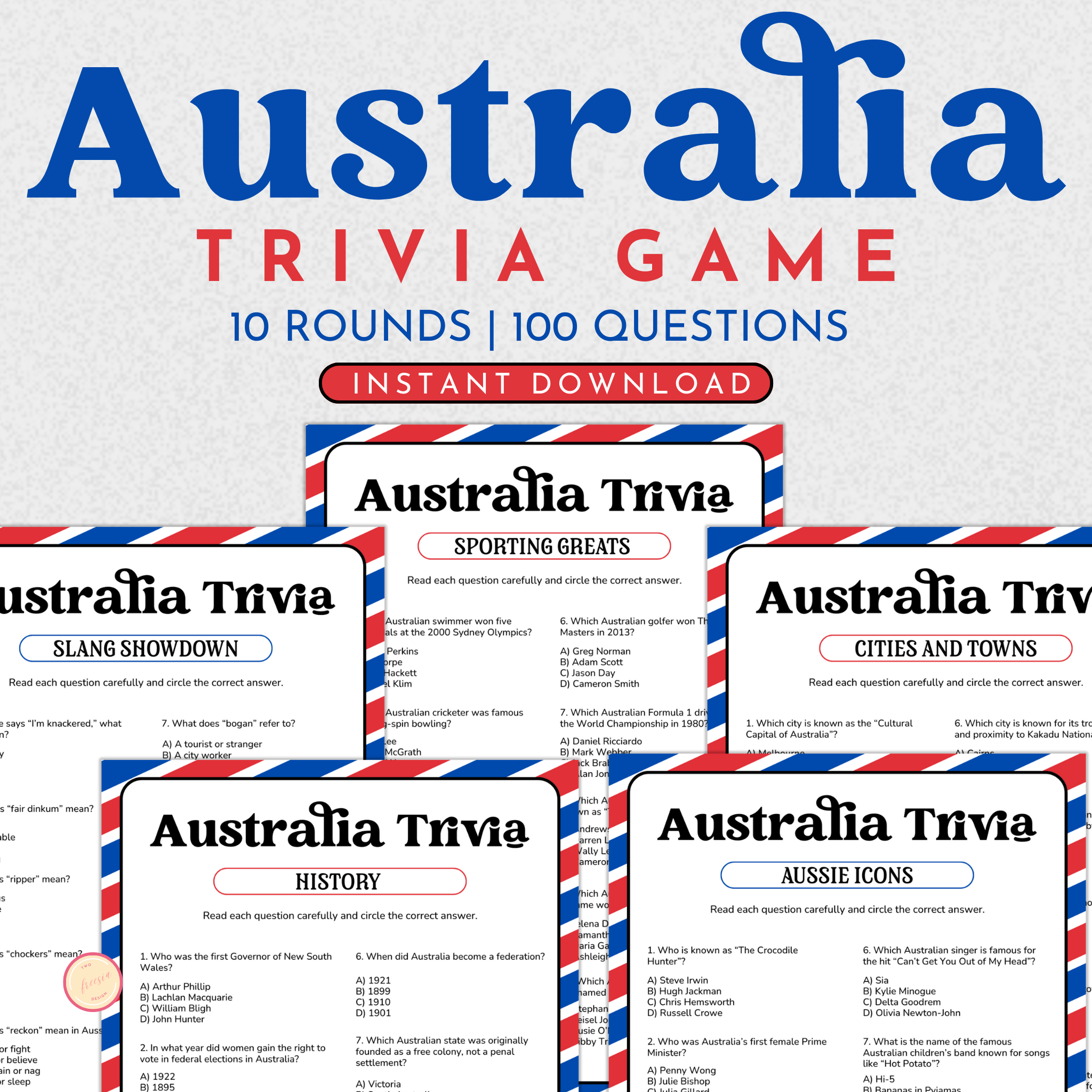 Australia Trivia Game