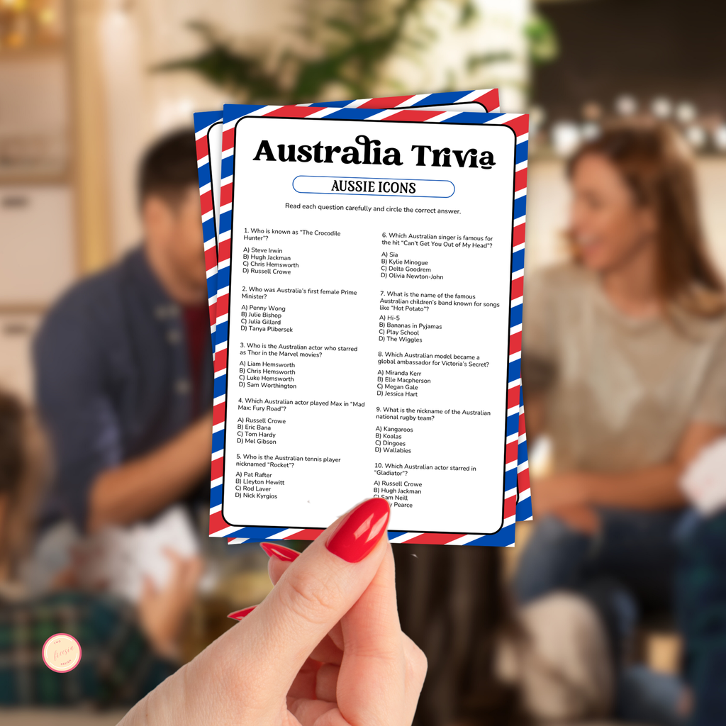 Aussie Icons Trivia Game