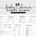 10 Minimalist Baby Shower Games