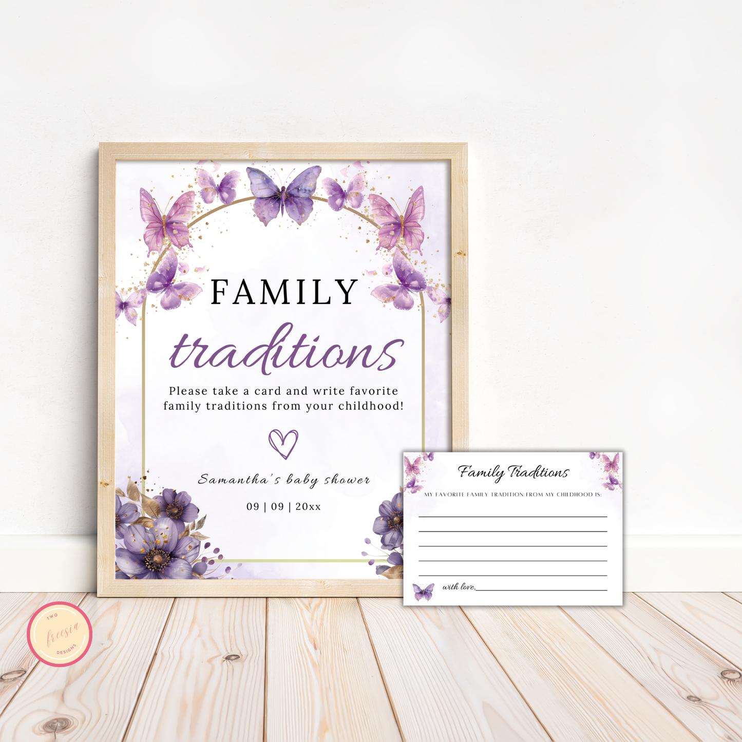 Family Tradition Table Sign - Enchanted to Meet You