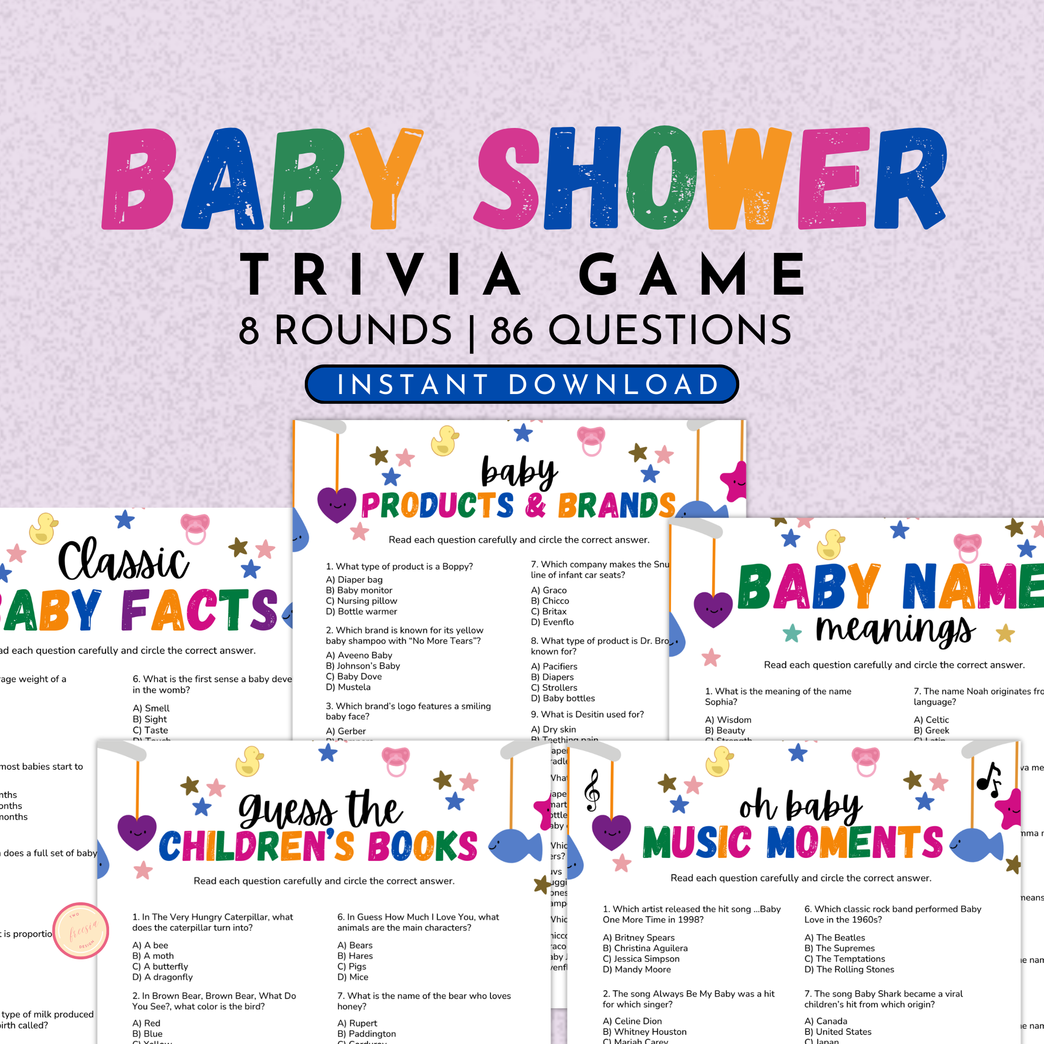 Baby Shower Trivia Games