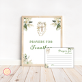 First Communion Prayer Sign and Card - Green