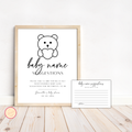Baby Name Suggestions Sign & Card Template