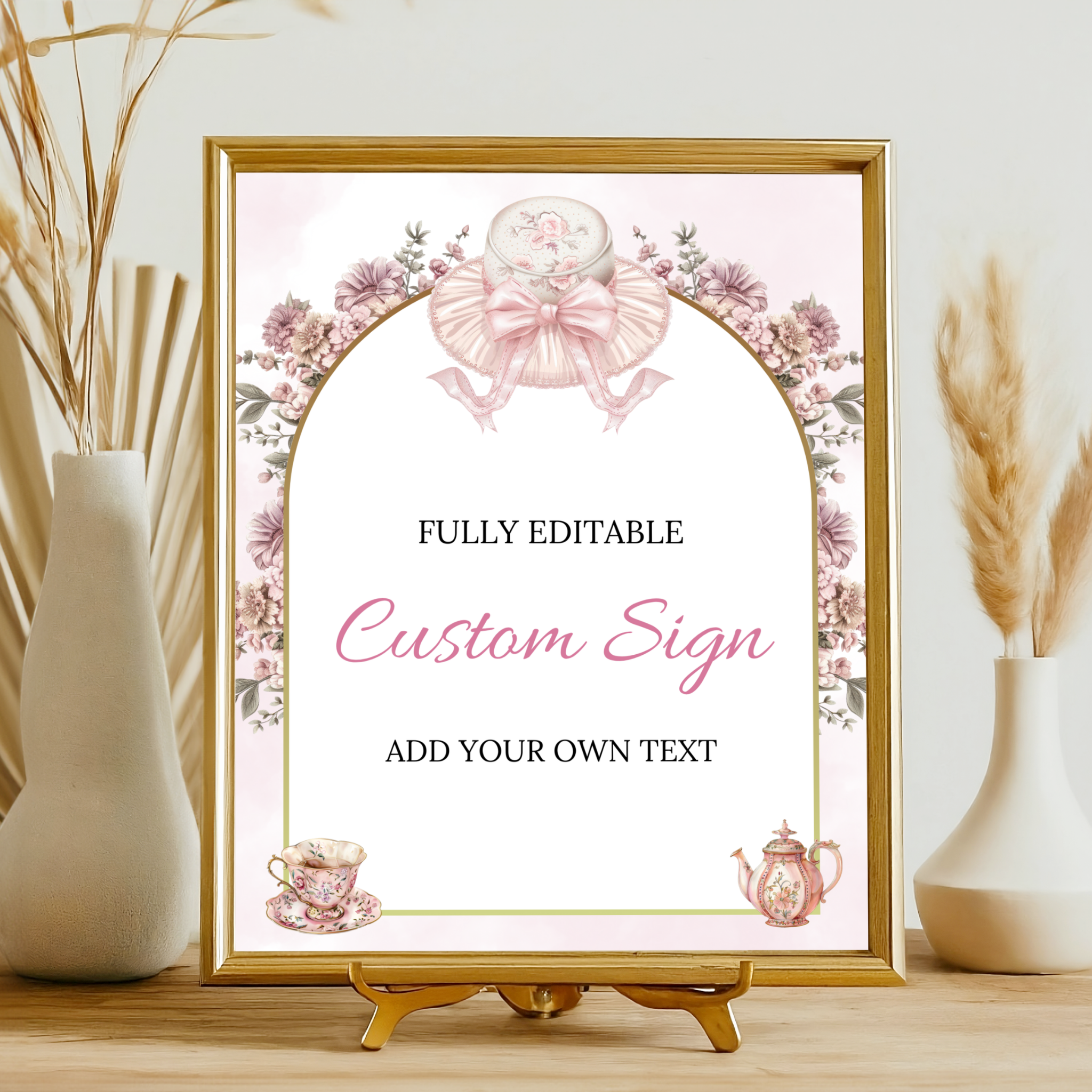 Time Party Table Sign Bundle