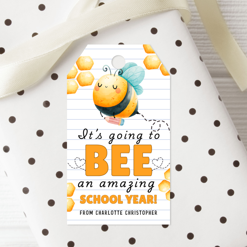 Bee Gift Tag