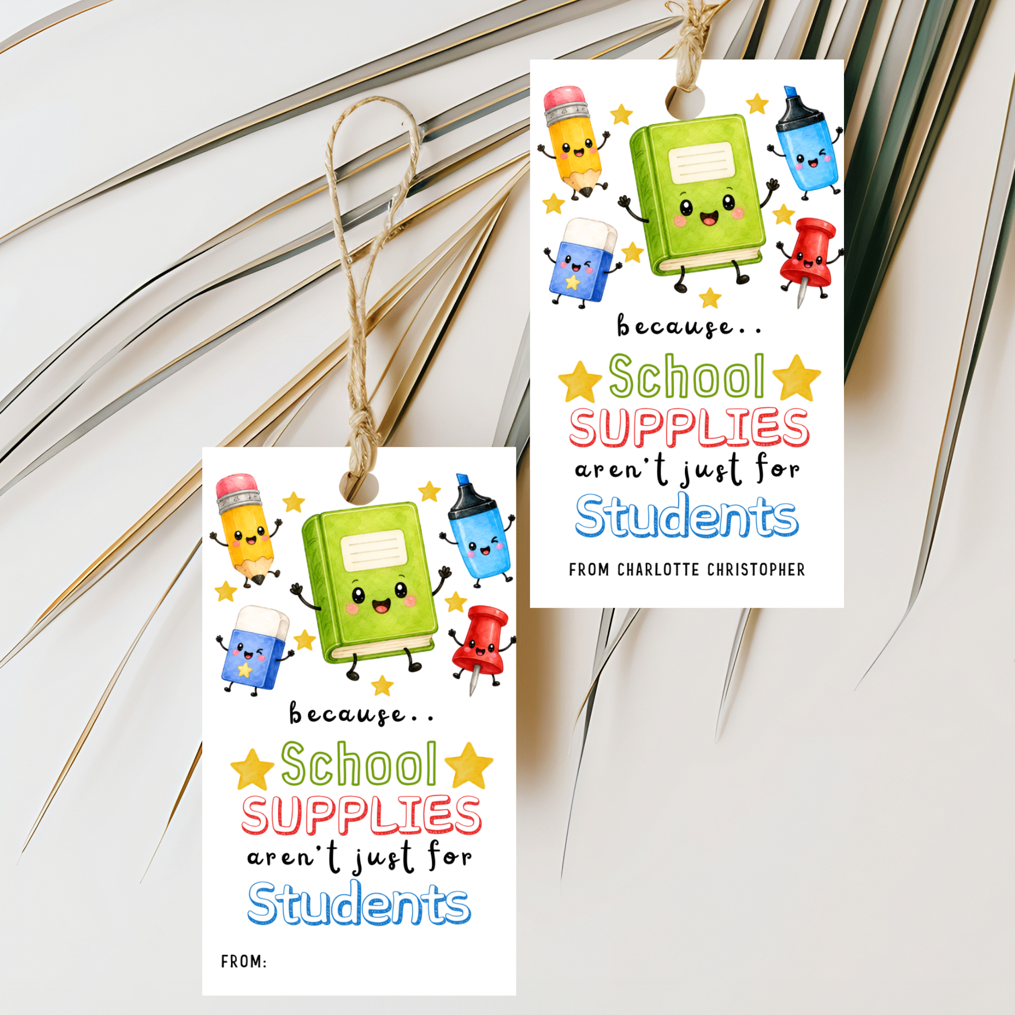 Teacher Gift Tag
