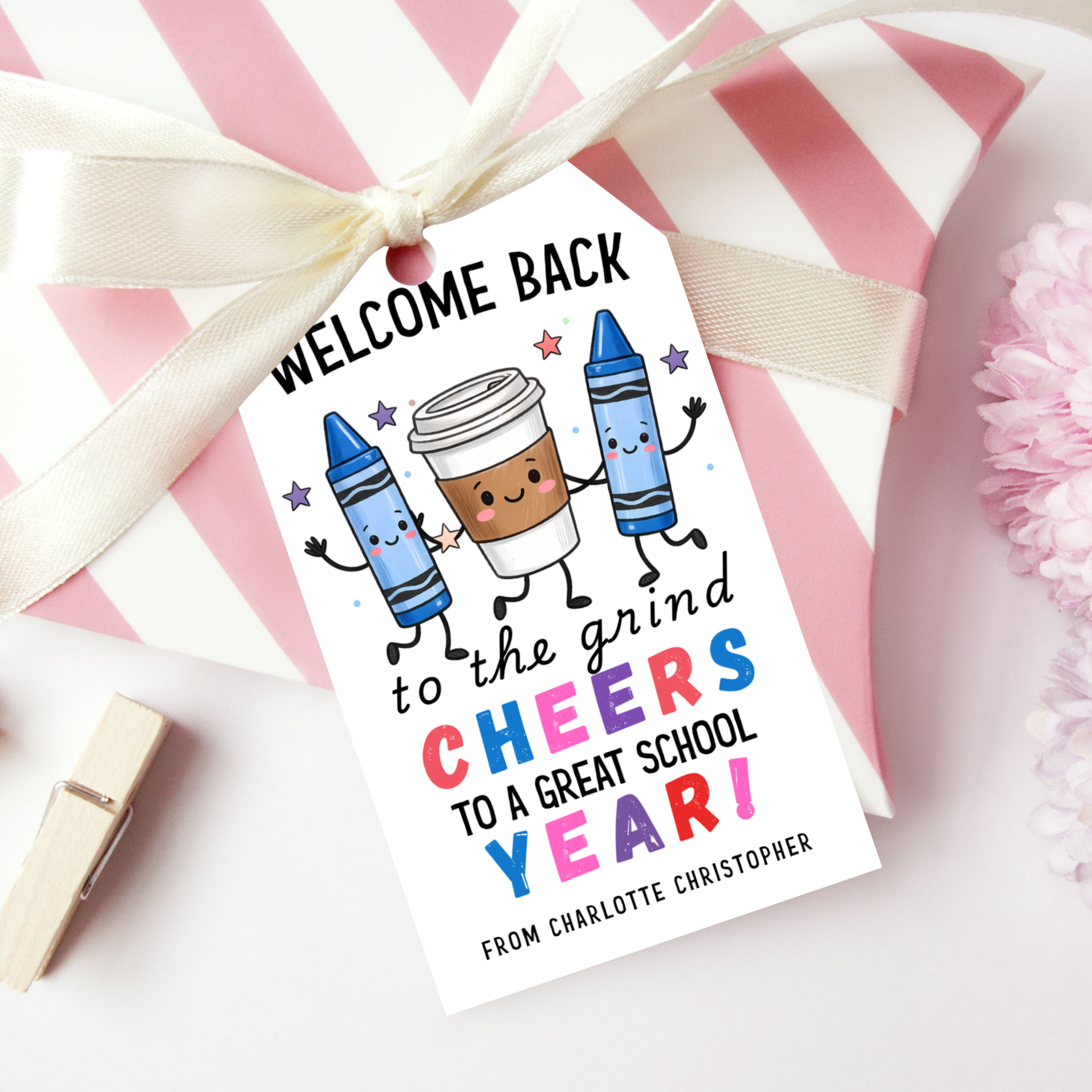 Teacher Coffee Gift Tag