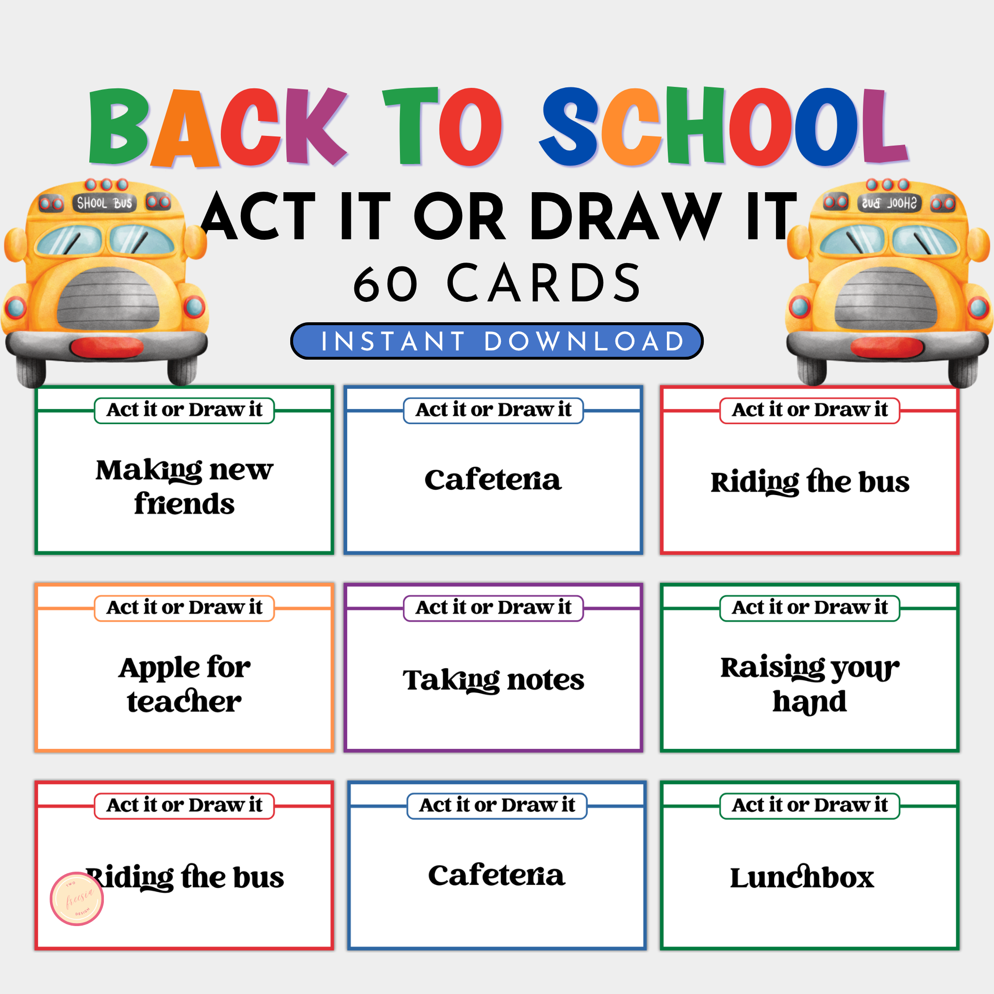 School Act It or Draw It