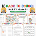 Back to School Games (15 Games)