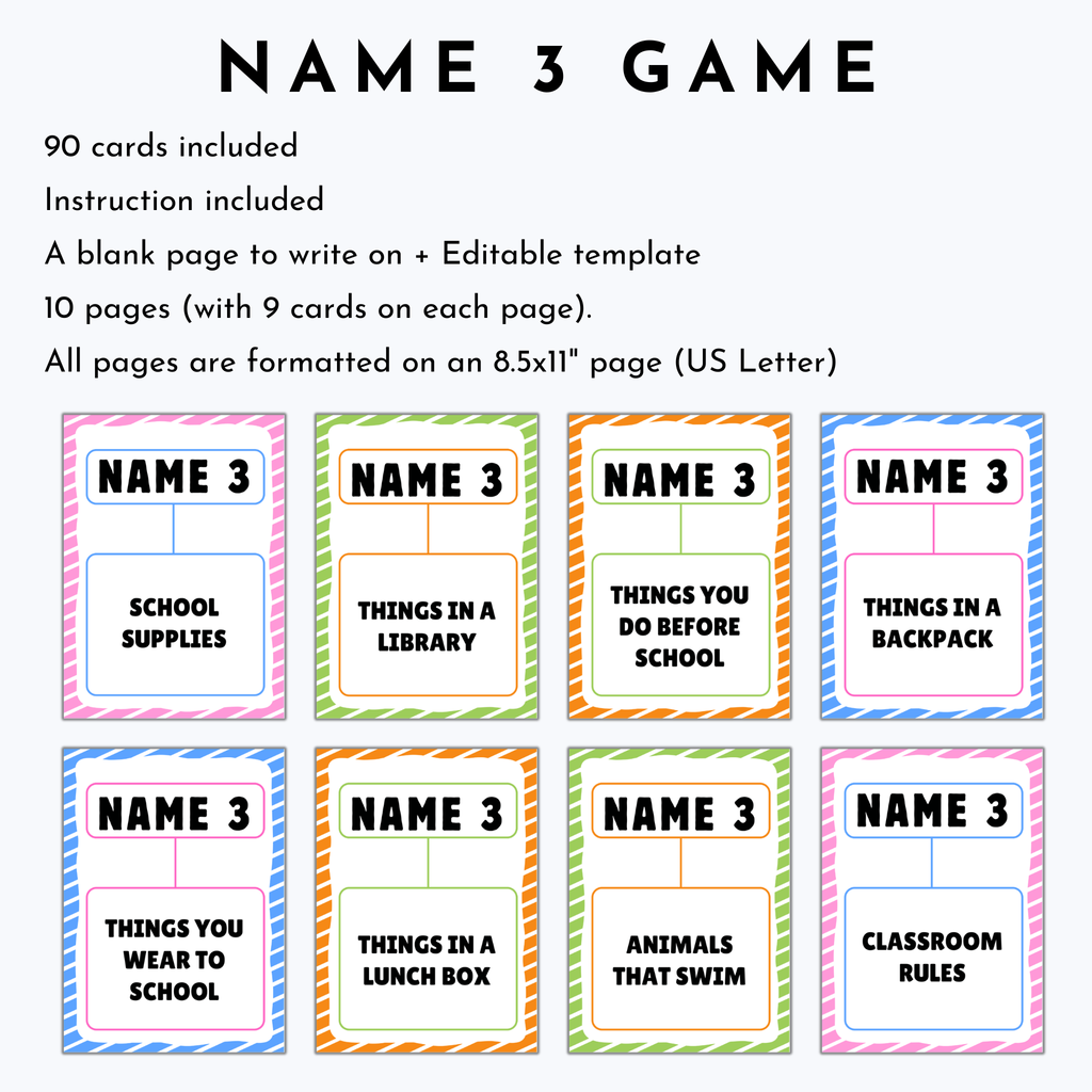 Back to School Game Bundle