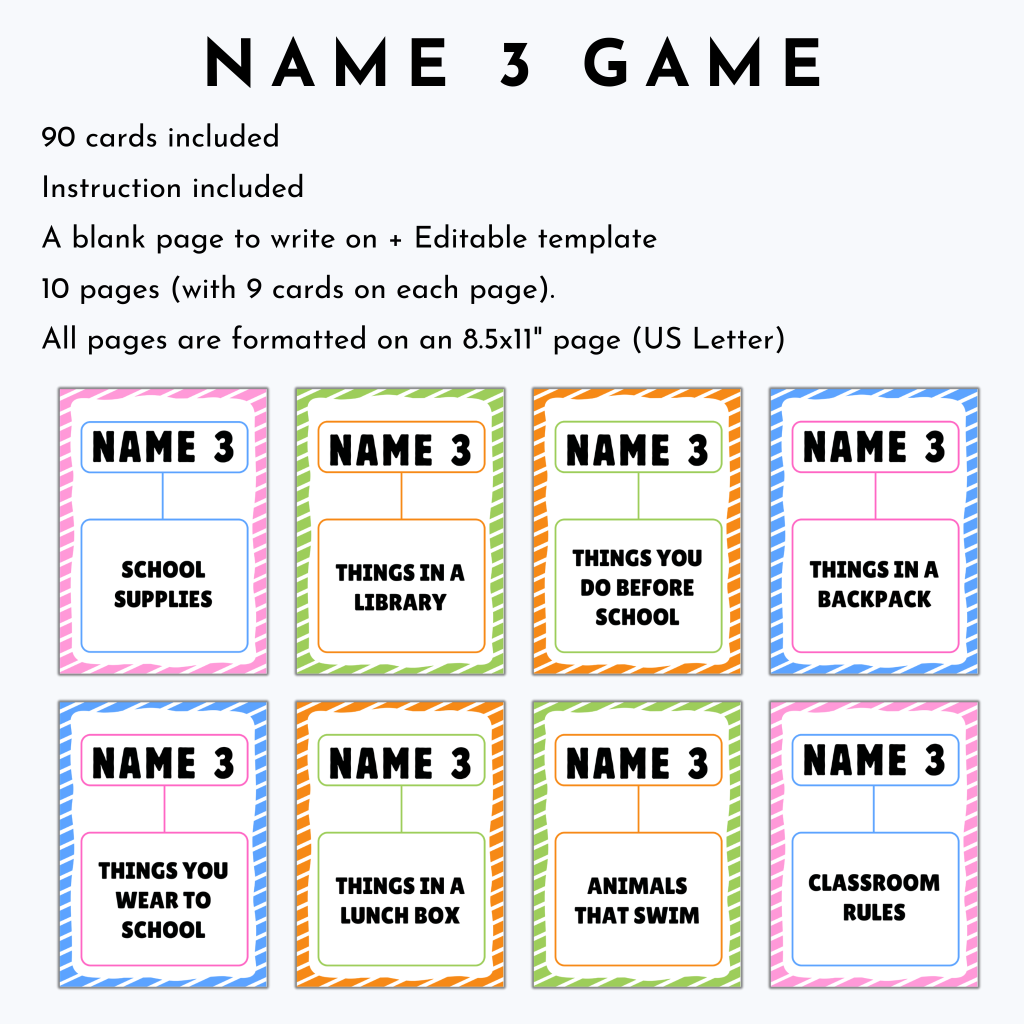 Back to School Game Bundle