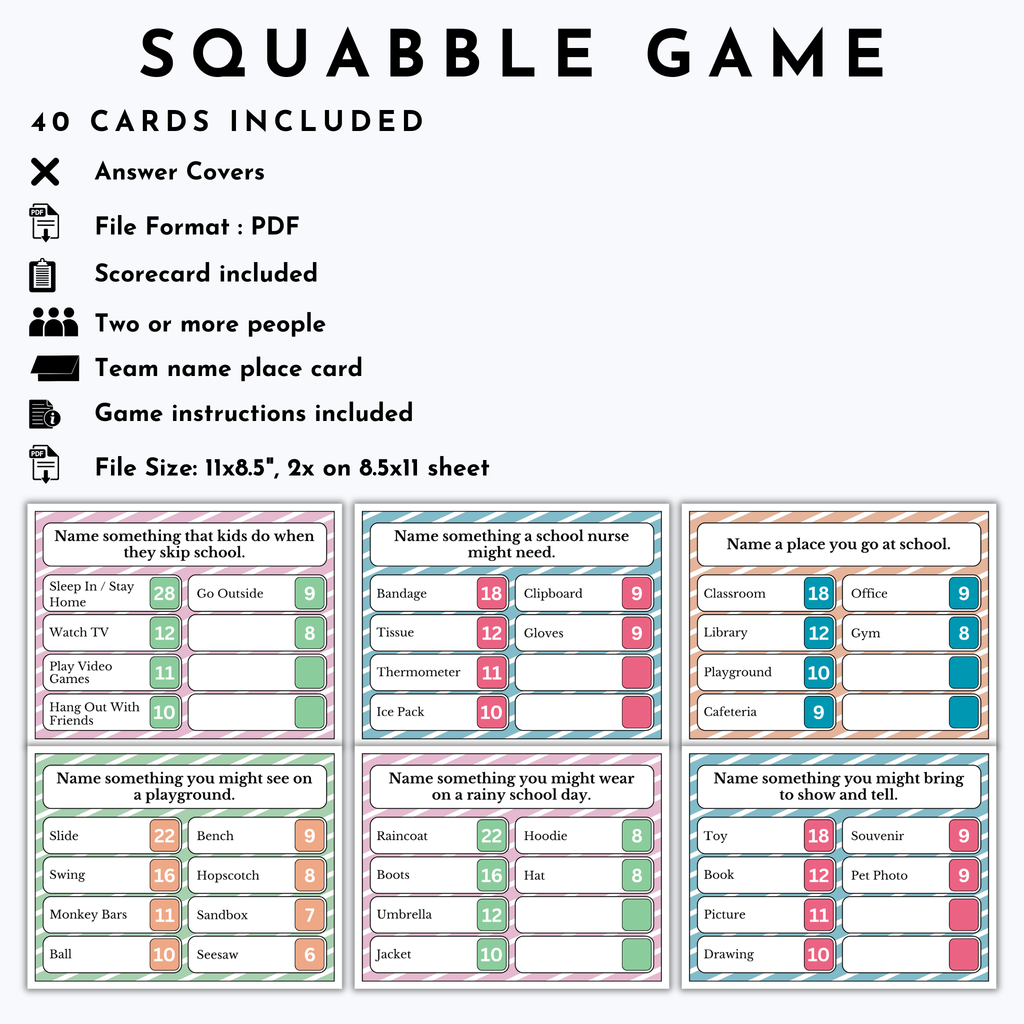 Back to School Game Bundle