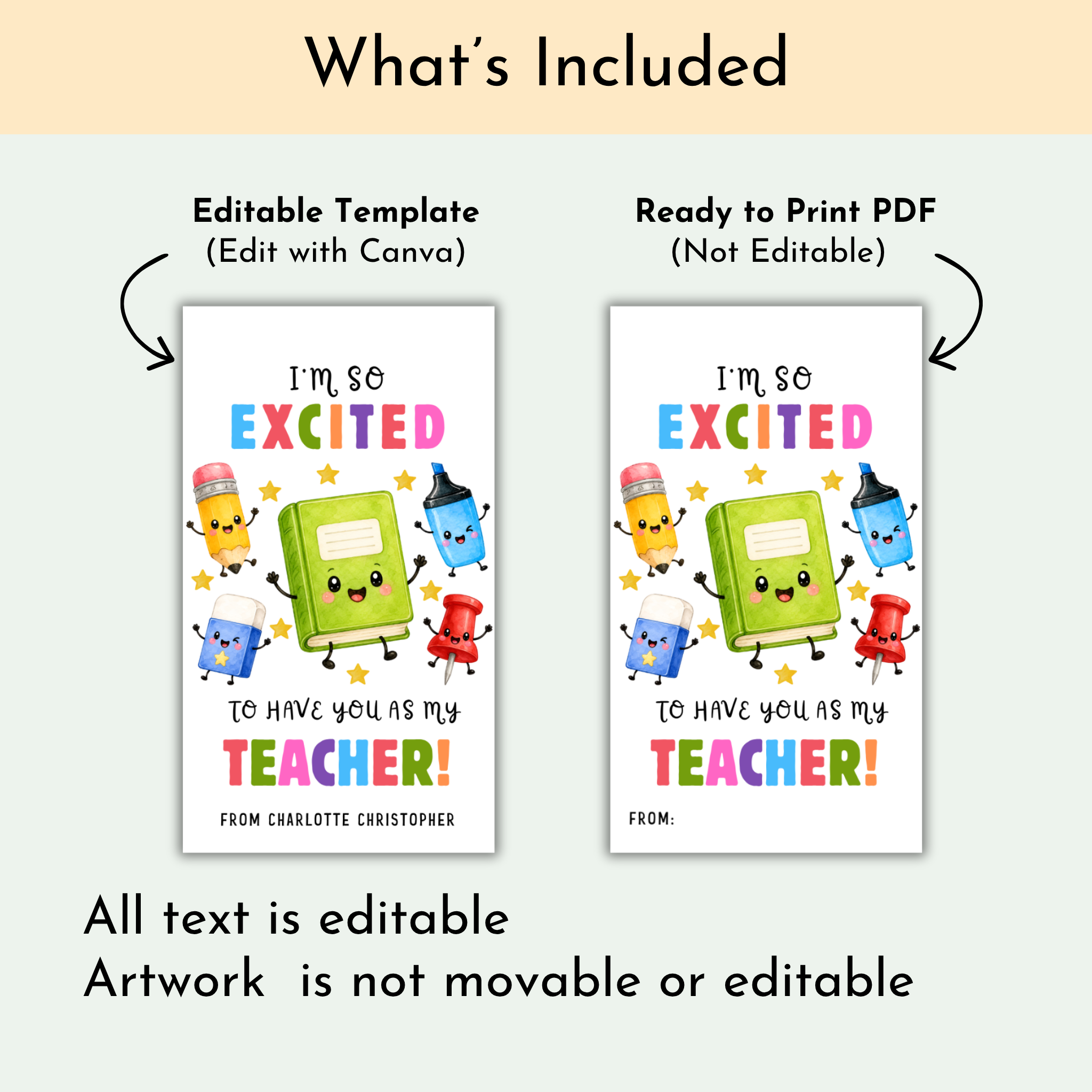 Teacher Gift Tag