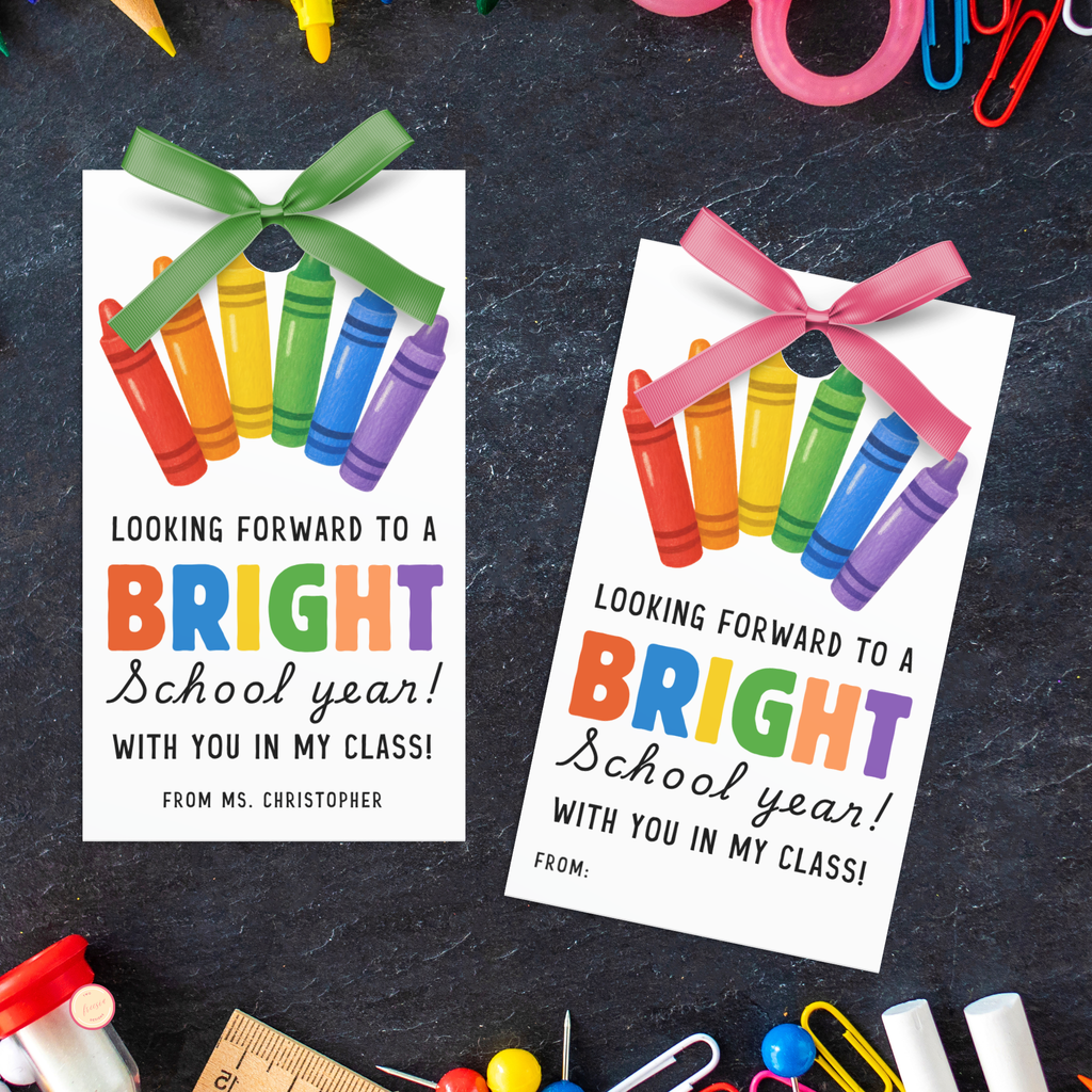 Crayon Gift Tag