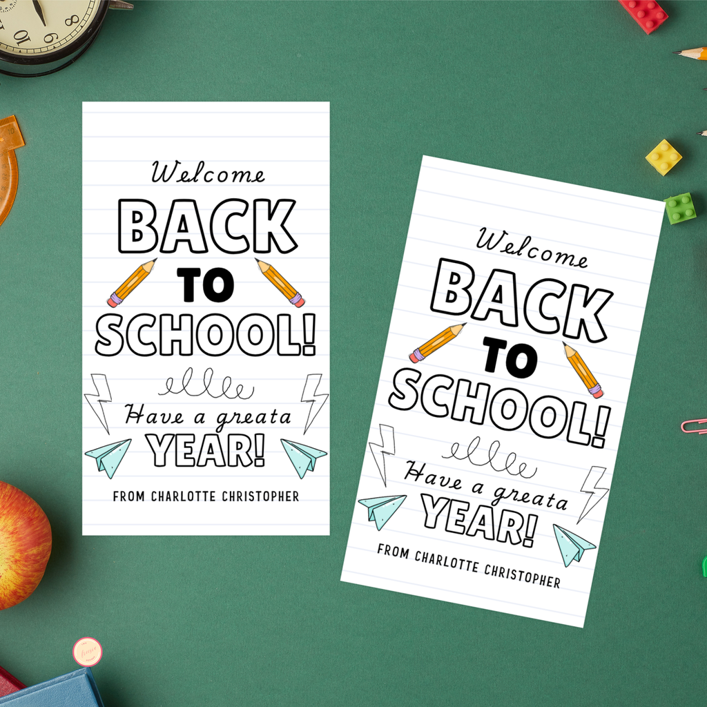 Back to School Gift Tag