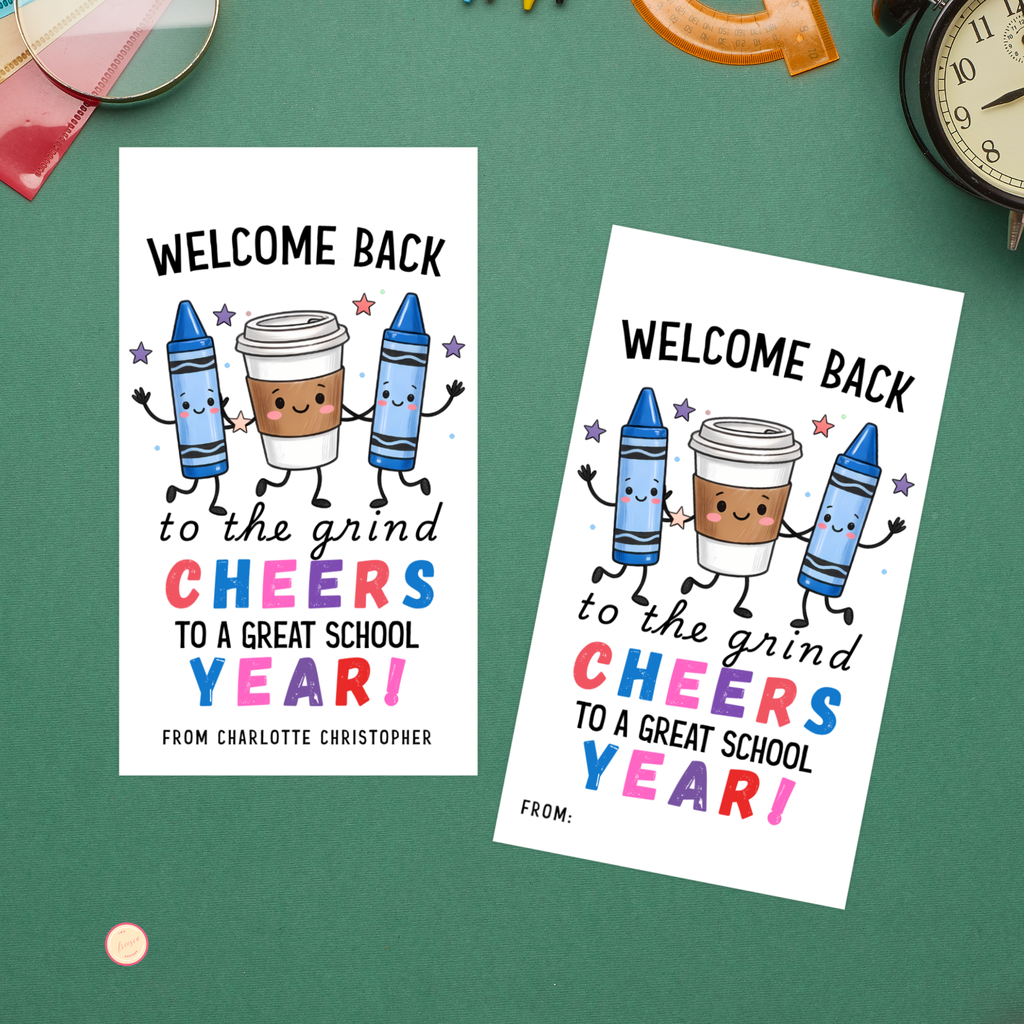 Teacher Coffee Gift Tag