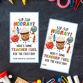 Teacher Coffee Gift Tag