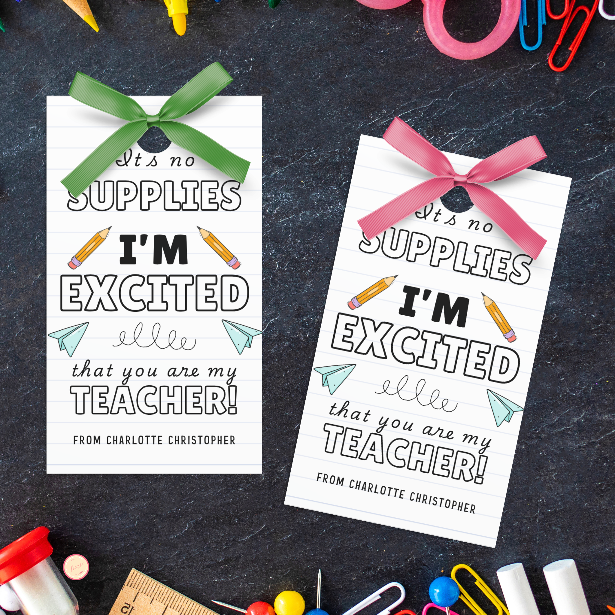 Teacher School Gift Tag
