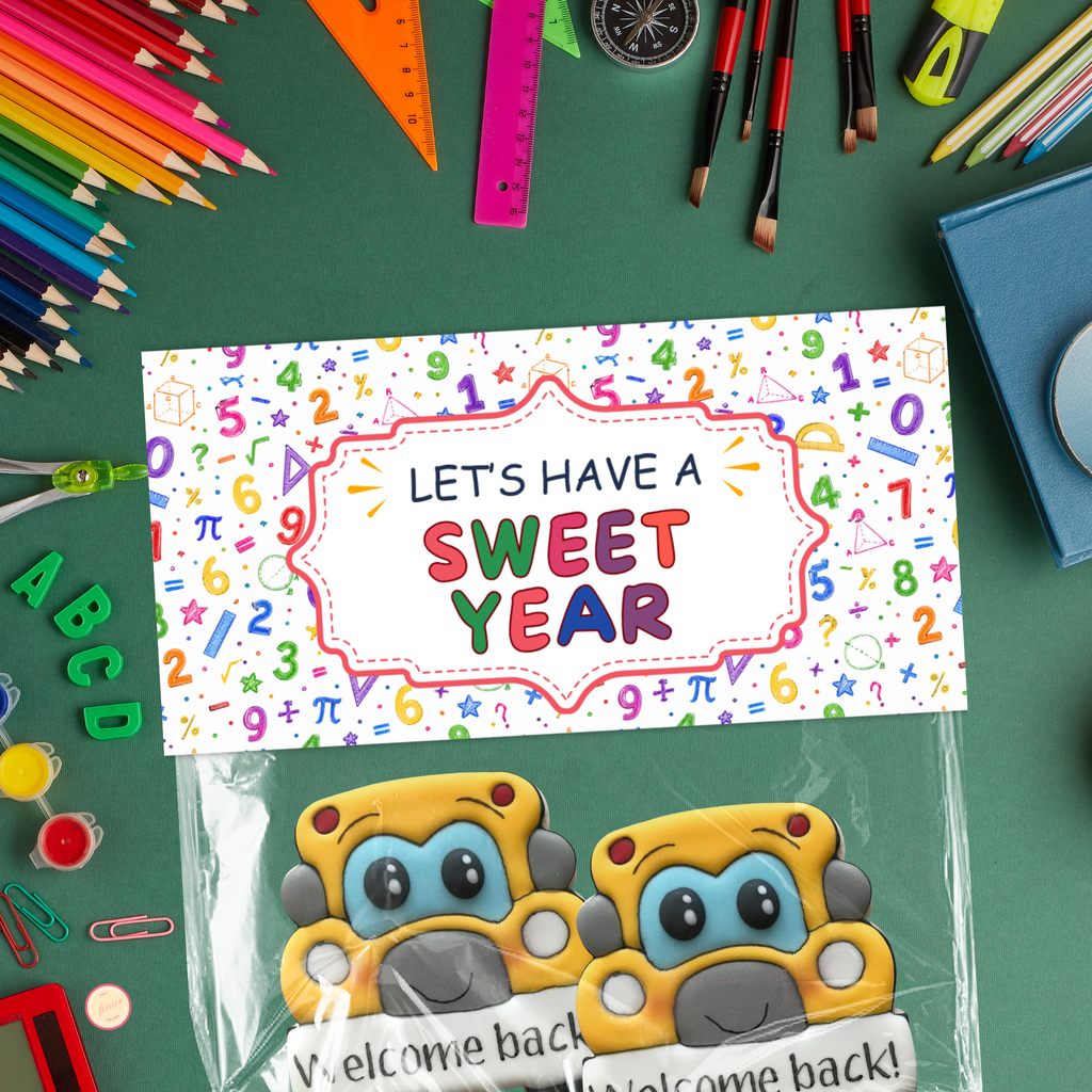 Back to School Treat Bag Topper