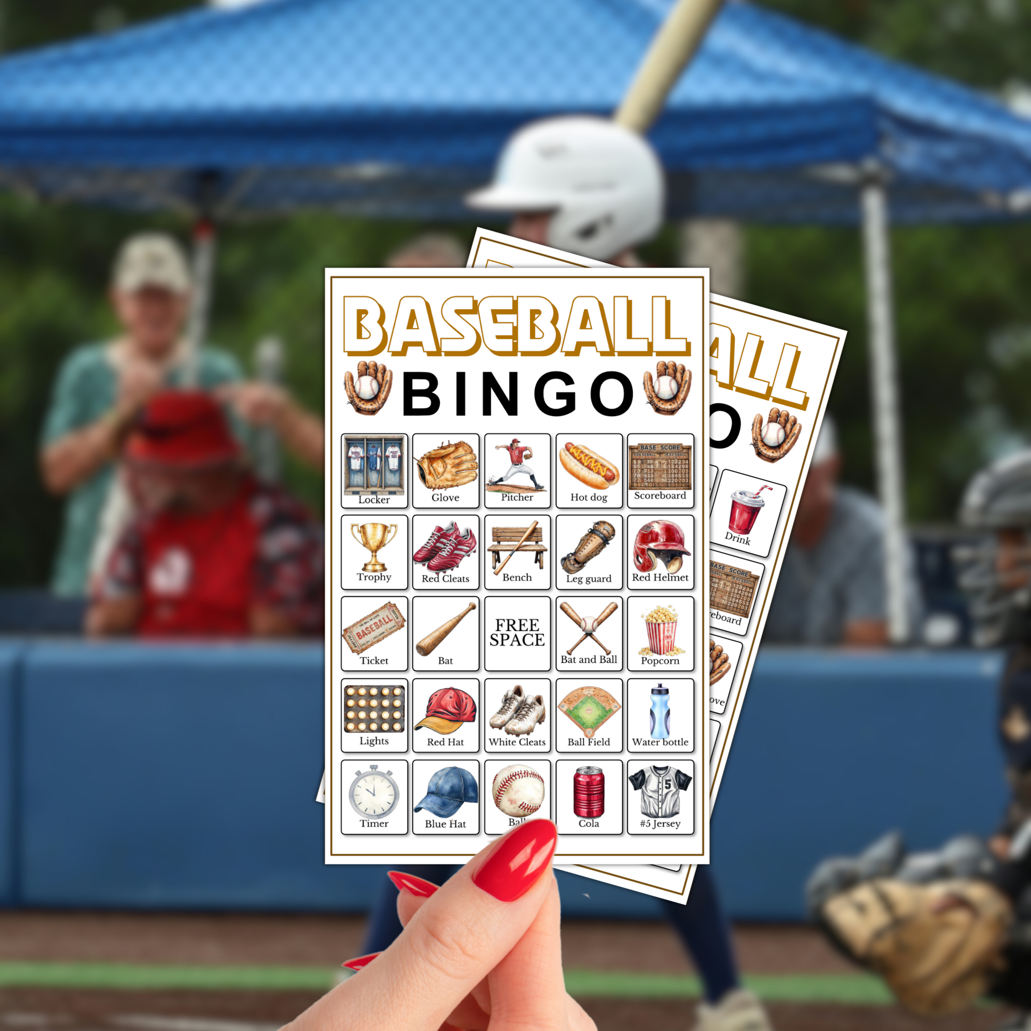 Baseball Bingo Game