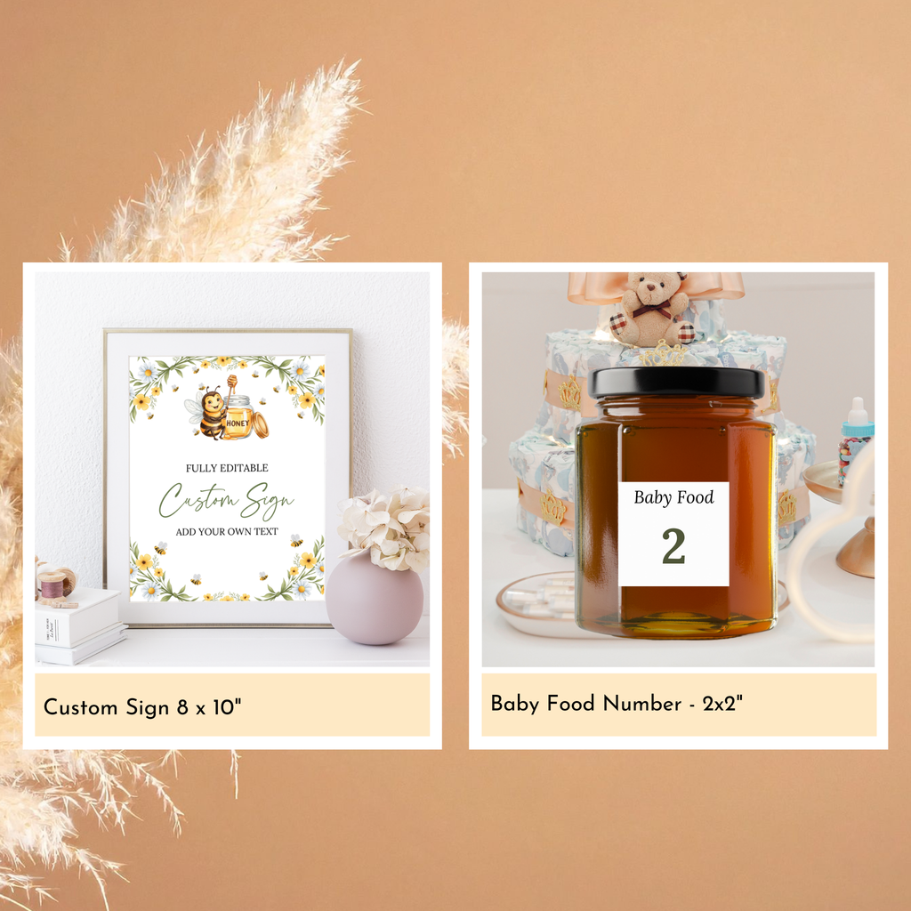 Bee Baby Shower Bundle