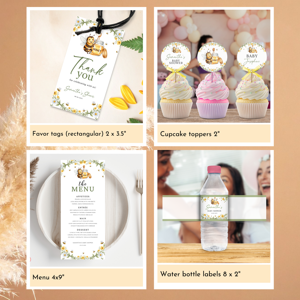 Bee Baby Shower Bundle