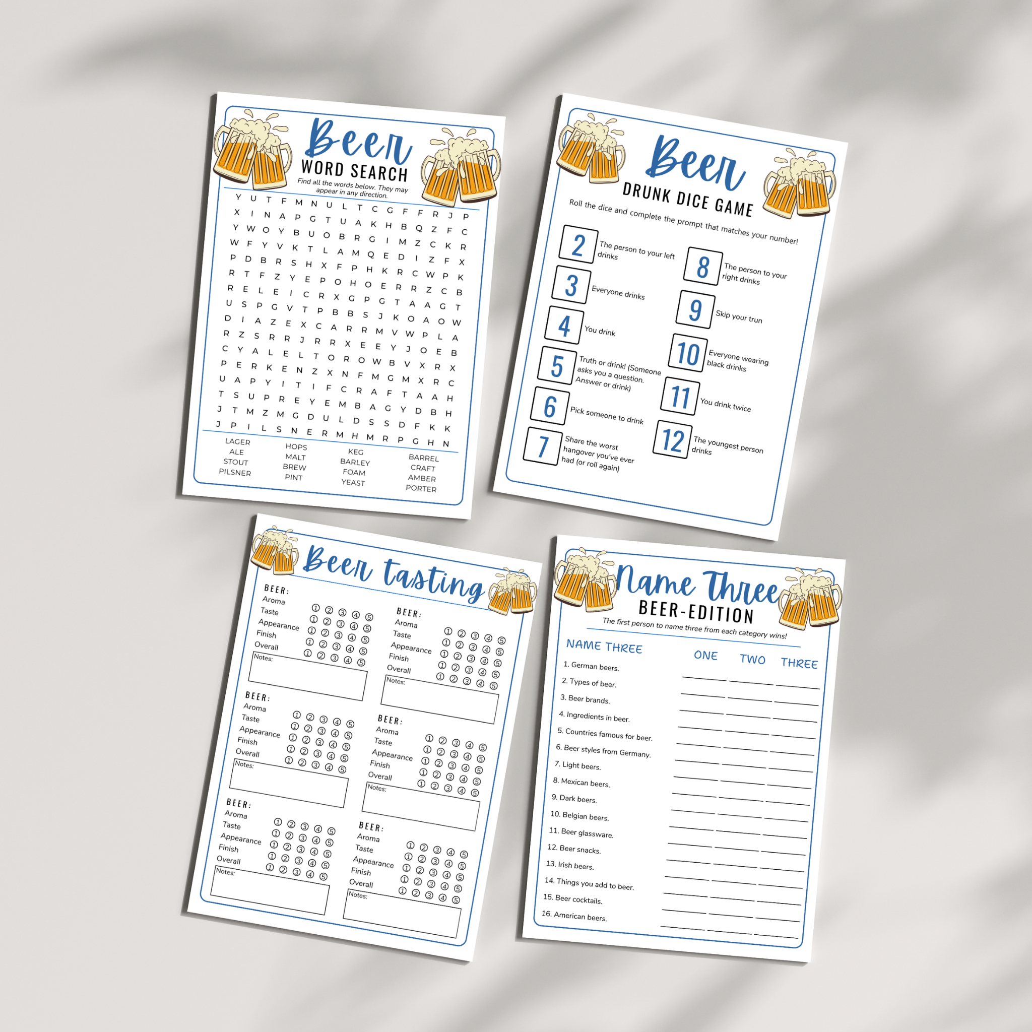 Beer Party Games