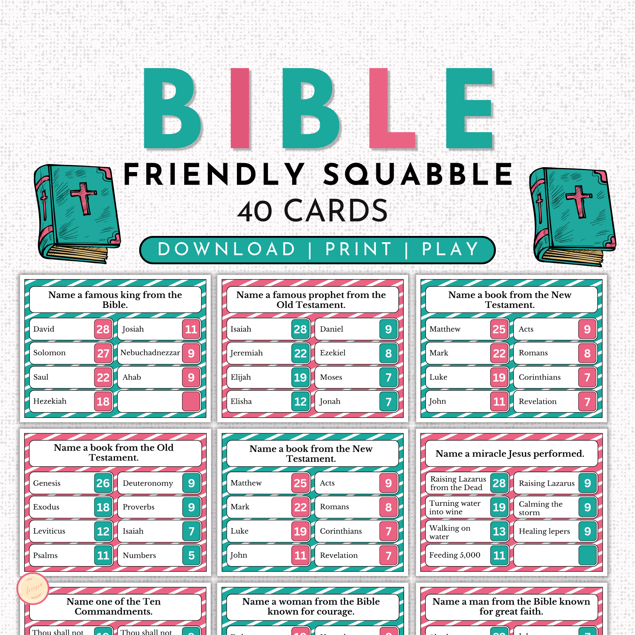 Bible Squabble Game